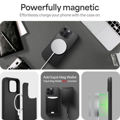 Etui Spigen Cyrill Kajuk MagSafe na iPhone 16 Pro - czarne