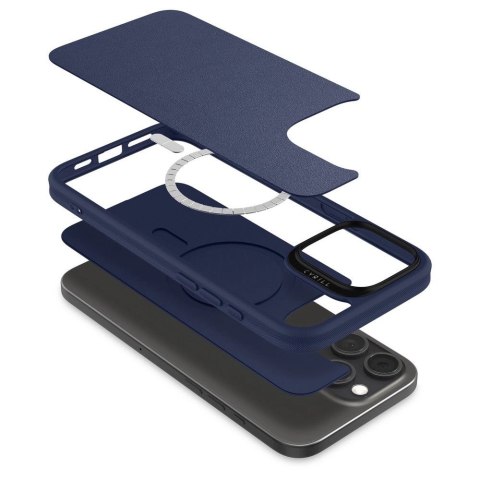 Etui Spigen Cyrill Kajuk MagSafe na iPhone 16 Pro - granatowe Etui Spigen Cyrill Kajuk MagSafe na iPhone 16 Pro - granatowe