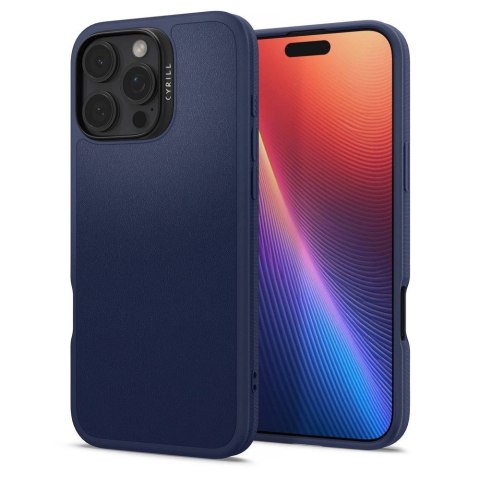 Etui Spigen Cyrill Kajuk MagSafe na iPhone 16 Pro - granatowe Etui Spigen Cyrill Kajuk MagSafe na iPhone 16 Pro - granatowe