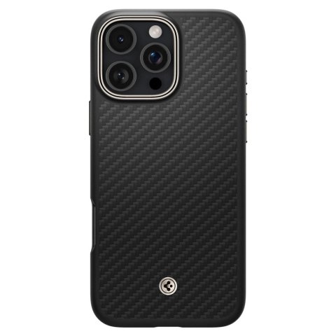 Etui Spigen Enzo Aramid Mag z MagSafe na iPhone 16 Pro Max - matowo-czarne Etui Spigen Enzo Aramid Mag z MagSafe na iPhone 16 Pro Max - matowo-czarne