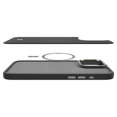 Etui Spigen Enzo Aramid Mag z MagSafe na iPhone 16 Pro Max - matowo-czarne Etui Spigen Enzo Aramid Mag z MagSafe na iPhone 16 Pro Max - matowo-czarne
