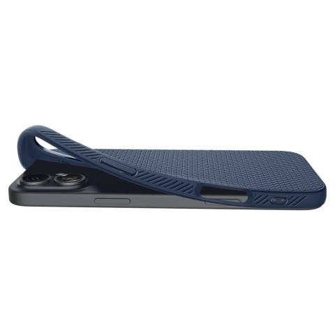 Etui Spigen Liquid Air na iPhone 16 Plus - niebieskie Etui Spigen Liquid Air na iPhone 16 Plus - niebieskie