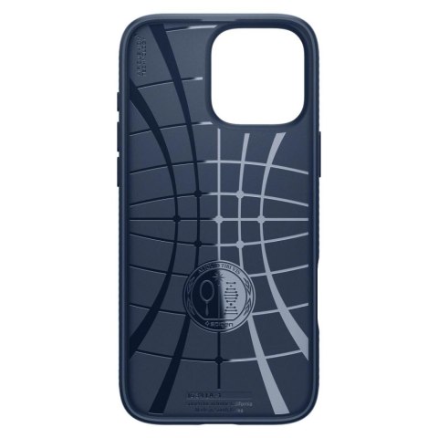 Etui Spigen Liquid Air na iPhone 16 Pro Max - niebieskie Etui Spigen Liquid Air na iPhone 16 Pro Max - niebieskie