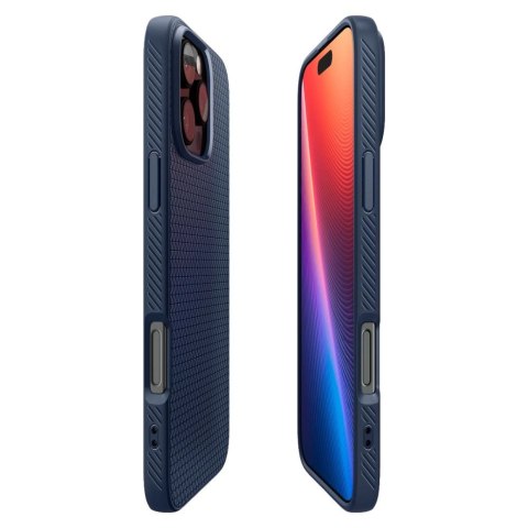 Etui Spigen Liquid Air na iPhone 16 Pro Max - niebieskie Etui Spigen Liquid Air na iPhone 16 Pro Max - niebieskie