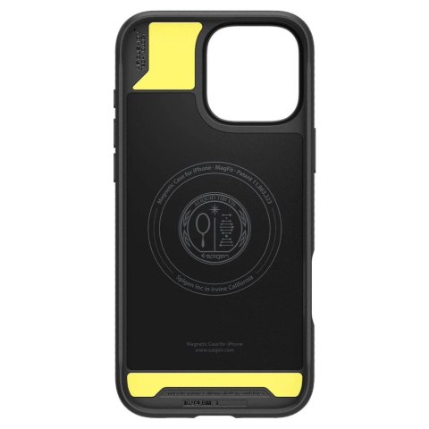 Etui Spigen Rugged Armor MagSafe do iPhone 16 Pro Max - czarne Etui Spigen Rugged Armor MagSafe do iPhone 16 Pro Max - czarne