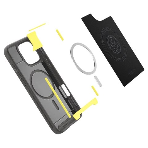 Etui Spigen Rugged Armor MagSafe do iPhone 16 Pro Max - szare