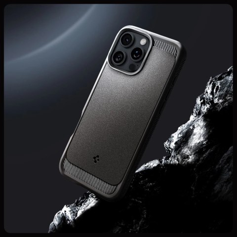 Etui Spigen Rugged Armor MagSafe do iPhone 16 Pro Max - szare