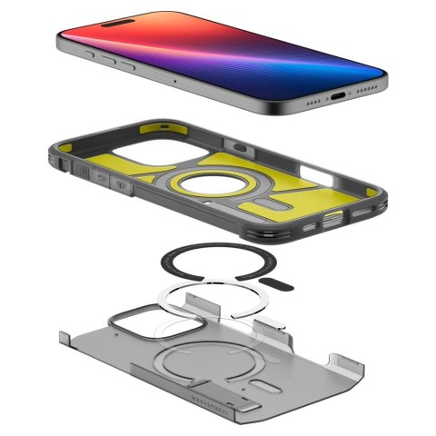 Etui Spigen Tough Armor MagSafe na iPhone 16 Pro Max - czarne Etui Spigen Tough Armor MagSafe na iPhone 16 Pro Max - czarne