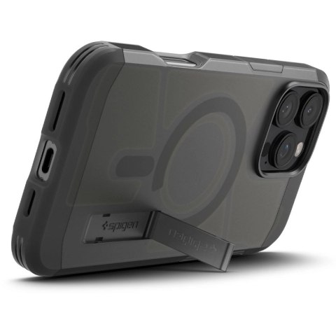 Etui Spigen Tough Armor MagSafe na iPhone 16 Pro Max - czarne Etui Spigen Tough Armor MagSafe na iPhone 16 Pro Max - czarne