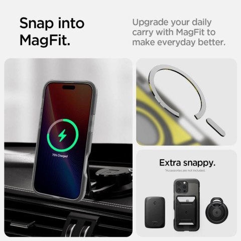 Etui Spigen Tough Armor MagSafe na iPhone 16 Pro Max - czarne Etui Spigen Tough Armor MagSafe na iPhone 16 Pro Max - czarne