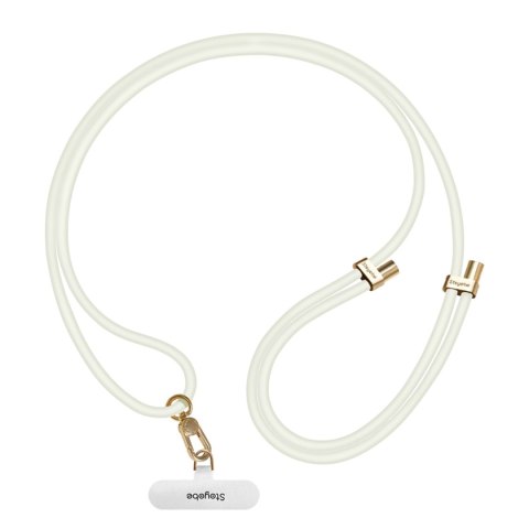 Smycz silikonowa Stoyobe Phone Lanyard do telefonu - biała Smycz silikonowa Stoyobe Phone Lanyard do telefonu - biała