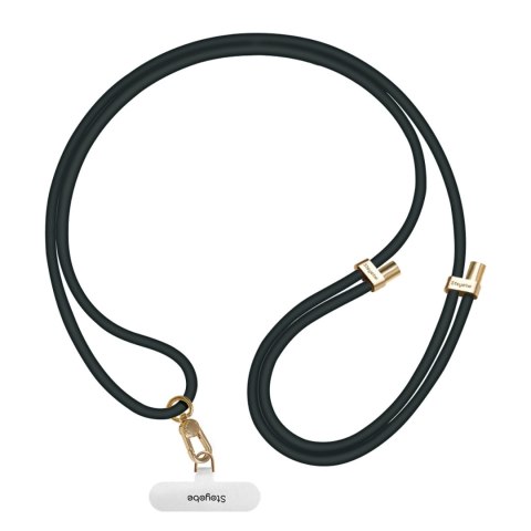 Smycz silikonowa Stoyobe Phone Lanyard do telefonu - czarna Smycz silikonowa Stoyobe Phone Lanyard do telefonu - czarna