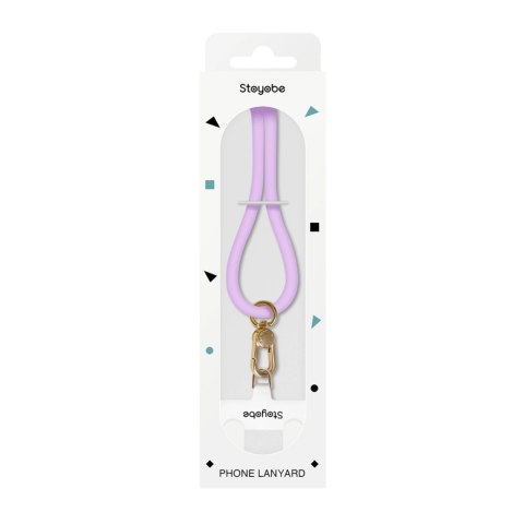 Smycz silikonowa Stoyobe Phone Lanyard do telefonu - fioletowy