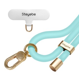 Smycz silikonowa Stoyobe Phone Lanyard do telefonu - niebieska