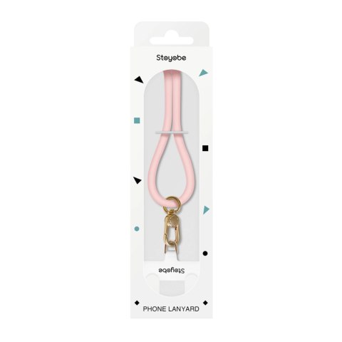 Smycz silikonowa Stoyobe Phone Lanyard do telefonu - różowa Smycz silikonowa Stoyobe Phone Lanyard do telefonu - różowa
