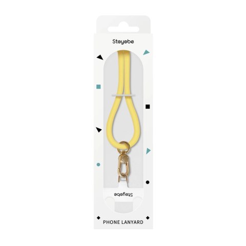 Smycz silikonowa Stoyobe Phone Lanyard do telefonu - żółta Smycz silikonowa Stoyobe Phone Lanyard do telefonu - żółta