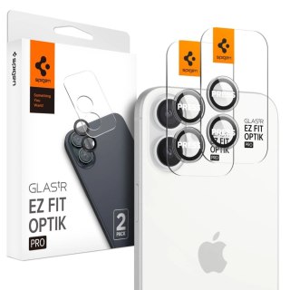 Szkło hartowane Spigen Glas.tR EZ Fit Optik Pro na aparat do iPhone 16 Plus (2 szt.)
