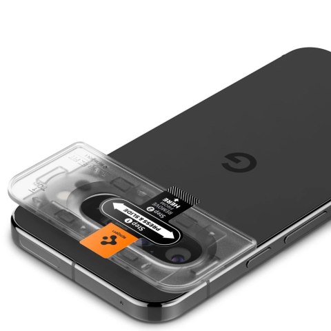 Szkło hartowane na aparat Spigen Optik.tR Ez Fit na Google Pixel 9 Pro (2-pak)