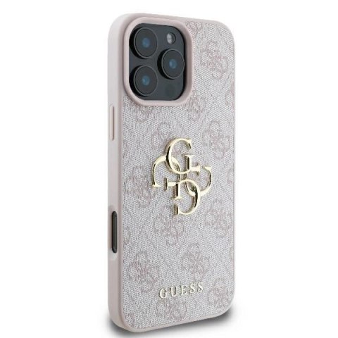 Etui Guess 4G Big Logo na iPhone 16 Pro Max - różowe