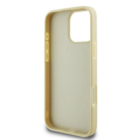 Etui Karl Lagerfeld Metal Signature na iPhone 16 Pro - złote Etui Karl Lagerfeld Metal Signature na iPhone 16 Pro - złote