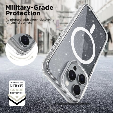 Etui Tech-Protect FlexAir Hybrid MagSafe na iPhone 16 Pro Max - przezroczyste