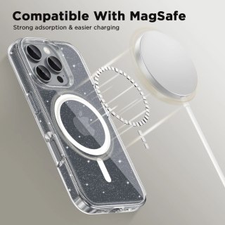 Etui Tech-Protect FlexAir Hybrid MagSafe na iPhone 16 Pro - przezroczyste
