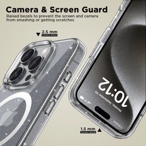 Etui Tech-Protect FlexAir Hybrid MagSafe na iPhone 16 Pro - przezroczyste