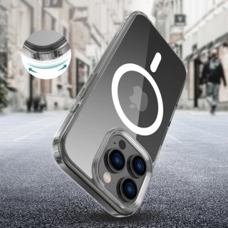 Etui Tech-Protect FlexAir Hybrid MagSafe na iPhone 16 Pro - przezroczyste