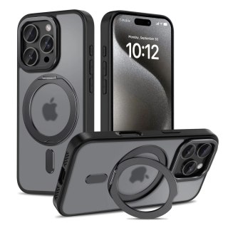 Etui Tech-Protect MagRing MagSafe z podstawką na iPhone 16 Pro Max - czarne