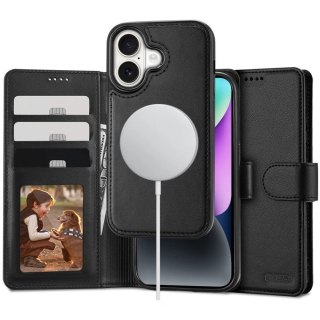 Etui Tech-Protect Wallet MagSafe z portfelem na iPhone 16 - czarne
