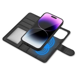 Etui Tech-Protect Wallet MagSafe z portfelem na iPhone 16 - czarne