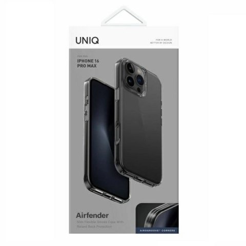 Etui UNIQ Air Fender na iPhone 16 Pro Max - szare