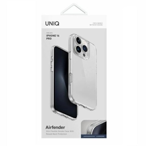 Etui UNIQ Air Fender na iPhone 16 Pro - przezroczyste Etui UNIQ Air Fender na iPhone 16 Pro - przezroczyste