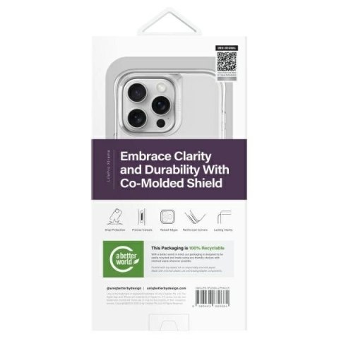 Etui UNIQ LifePro Xtreme na iPhone 16 Pro - przezroczyste