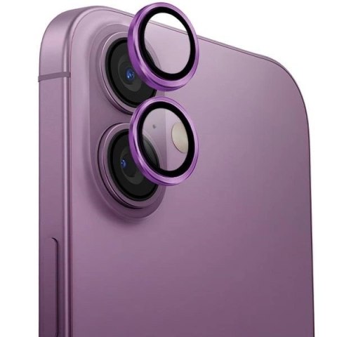 Szkło na aparat UNIQ Optix Aluminium Camera Lens Protector z aplikatorem na iPhone 16 / iPhone 16 Plus - różowe Szkło na aparat UNIQ Optix Aluminium Camera Lens Protector z aplikatorem na iPhone 16 / iPhone 16 Plus - różowe