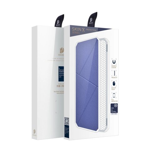 DUX DUCIS Skin X kabura etui pokrowiec z klapką Samsung Galaxy S22+ (S22 Plus) niebieski DUX DUCIS Skin X kabura etui pokrowiec z klapką Samsung Galaxy S22+ (S22 Plus) niebieski