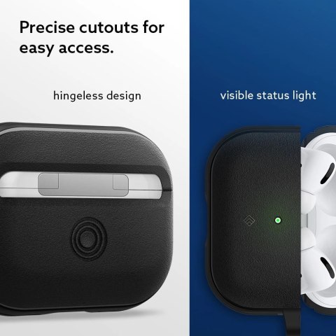 Etui Caseology Vault Apple AirPods Pro 1 / 2 - czarne Etui Caseology Vault Apple AirPods Pro 1 / 2 - czarne