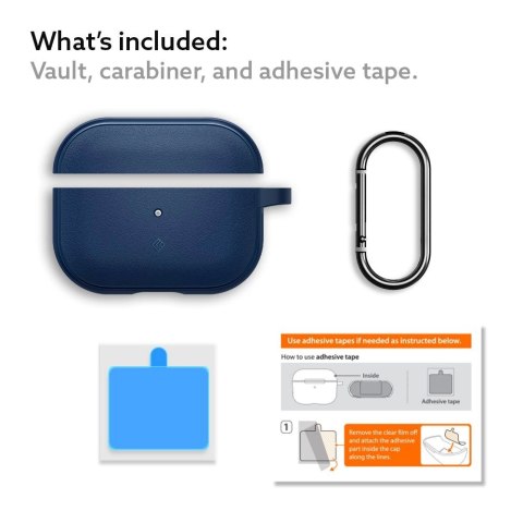 Etui Caseology Vault Apple AirPods Pro 1 / 2 - niebieski Etui Caseology Vault Apple AirPods Pro 1 / 2 - niebieski