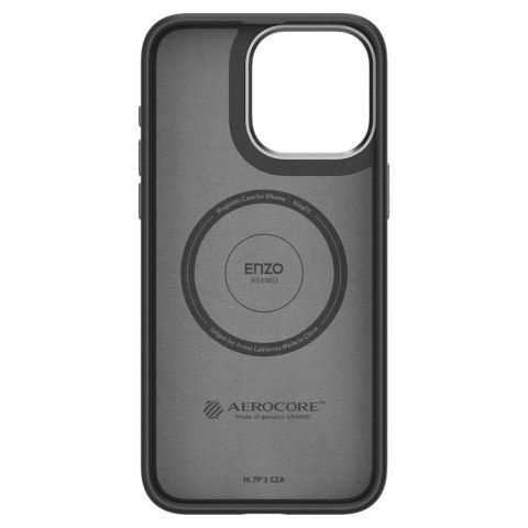 Etui Spigen Enzo Aramid Mag z MagSafe na iPhone 15 Pro - matowo-czarne Etui Spigen Enzo Aramid Mag z MagSafe na iPhone 15 Pro - matowo-czarne