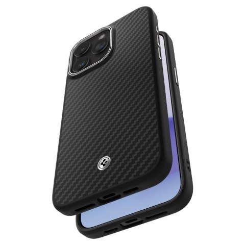 Etui Spigen Enzo Aramid Mag z MagSafe na iPhone 15 Pro - matowo-czarne Etui Spigen Enzo Aramid Mag z MagSafe na iPhone 15 Pro - matowo-czarne