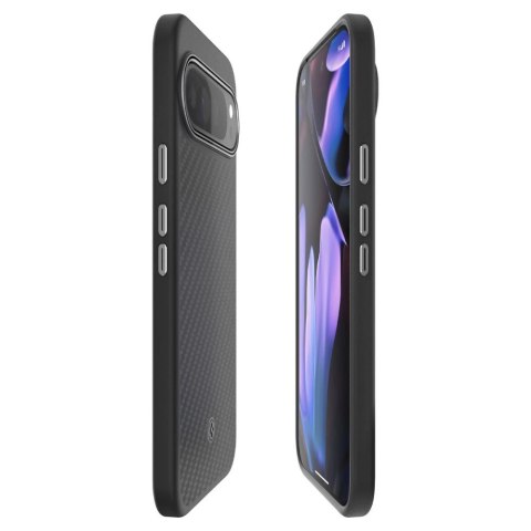 Etui Spigen Enzo Aramid na Google Pixel 9 Pro XL - czarne Etui Spigen Enzo Aramid na Google Pixel 9 Pro XL - czarne