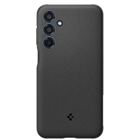 Etui Spigen Essential SandBlast na Samsung Galaxy M35 5G - czarne Etui Spigen Essential SandBlast na Samsung Galaxy M35 5G - czarne