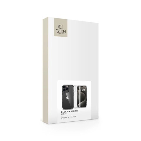 Etui Tech-Protect FlexAir Hybrid iPhone 16 Pro Max - przezroczyste