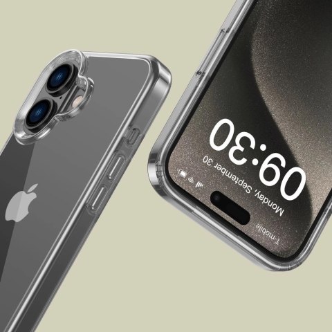 Etui Tech-Protect FlexAir Hybrid na iPhone 16 - przezroczyste