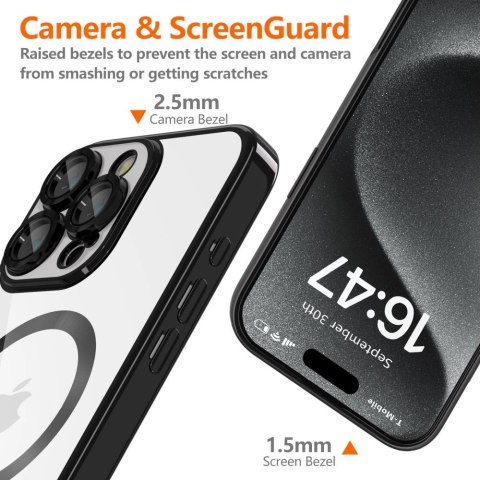 Etui Tech-Protect MagFlex MagSafe na iPhone 16 Pro Max - czarne