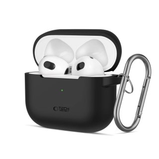 Etui Tech-Protect Silicone Hook na Apple AirPods 3 - czarne
