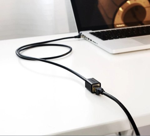 Kabel Ugreen NW112 11283 sieciowy Ethernet RJ45 (żeński) - RJ45 (męski) F/UTP Cat. 6 1 Gbps 5m - czarny Kabel Ugreen NW112 11283 sieciowy Ethernet RJ45 (żeński) - RJ45 (męski) F/UTP Cat. 6 1 Gbps 5m - czarny