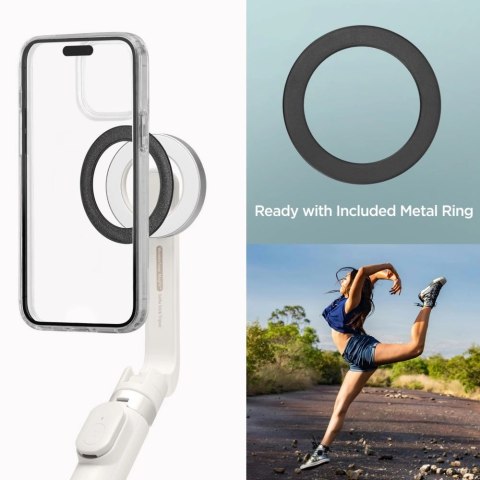 Selfie stick Spigen S571W MagSafe Bluetooth z tripodem - beżowy Selfie stick Spigen S571W MagSafe Bluetooth z tripodem - beżowy