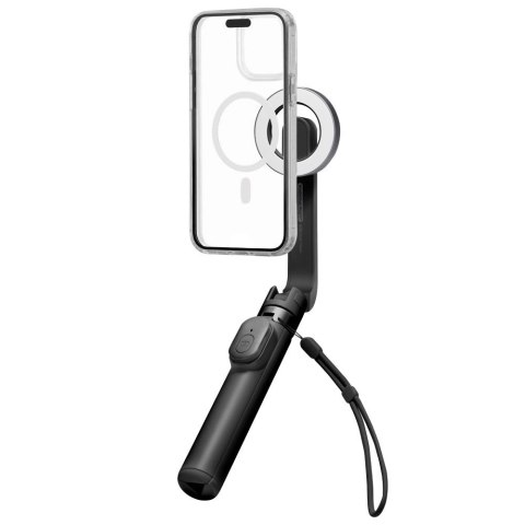 Selfie stick Spigen S571W MagSafe Bluetooth z tripodem - czarny Selfie stick Spigen S571W MagSafe Bluetooth z tripodem - czarny