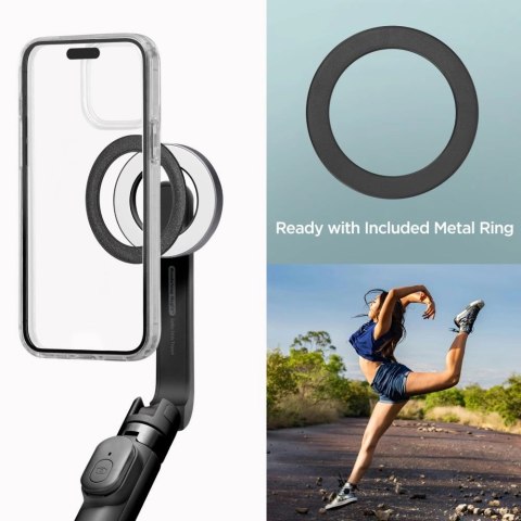 Selfie stick Spigen S571W MagSafe Bluetooth z tripodem - czarny Selfie stick Spigen S571W MagSafe Bluetooth z tripodem - czarny